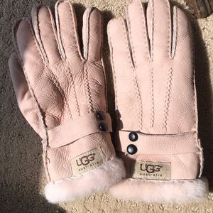 PINK UGG GLOVES- WATERPROOF